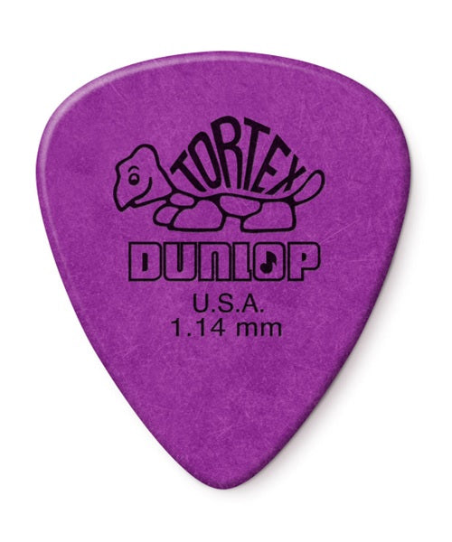 Púas Dunlop Tortex Standard 418B1.14 Morado 1.14mm 36 Piezas
