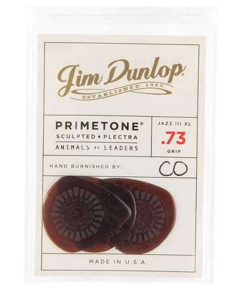 Púas Dunlop AALP01 Primetone Animals As Leaders Café 0.73mm 3 Piezas