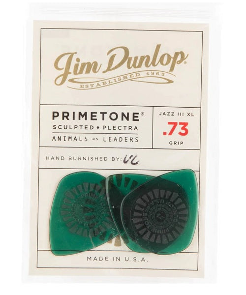 Púas Dunlop AALP02 Primetone Animals As Leaders Verde 0.73mm 3 Piezas