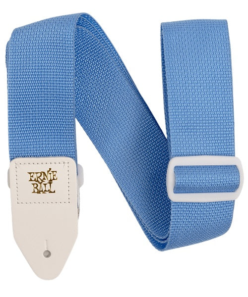Tahalí Ernie Ball Polypro 5348 Azul Claro y Blanco