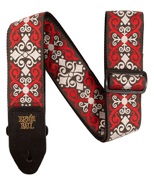 Ernie Ball Tahalí Jacquard 4695 Red Trellis