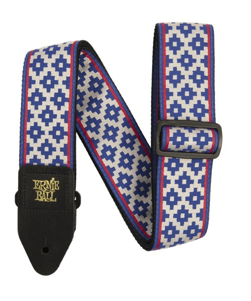 Ernie Ball Tahalí Jacquard 5336 Blue Crux