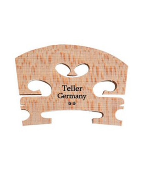 Puente Teller 9F(6) para Violín 4/4 - de Arce Natural Ajustado