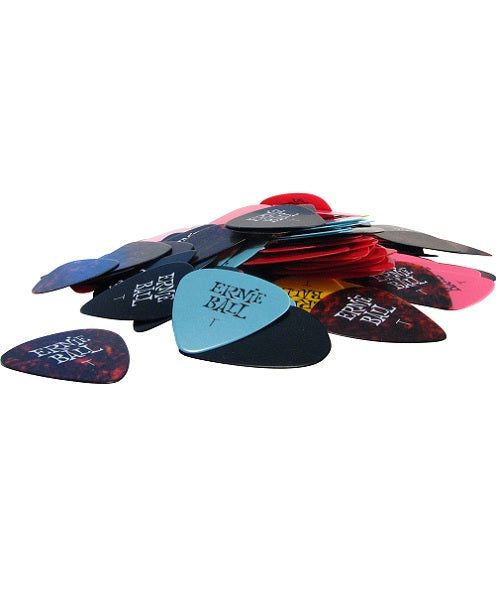 Púas Ernie Ball Standard 9108 Thin Varios Colores 144 Piezas