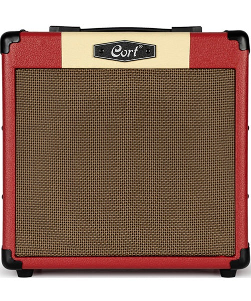 Combo Cort CM15R 15W 1x8 Rojo para Guitarra Eléctrica