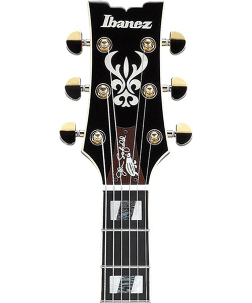 Exclusiva en Veerkamp Online Ibanez Guitarra Eléctrica Amarillo Antiguo/Sombreado Negro JSM10-VYS con Estuche, John Scofield