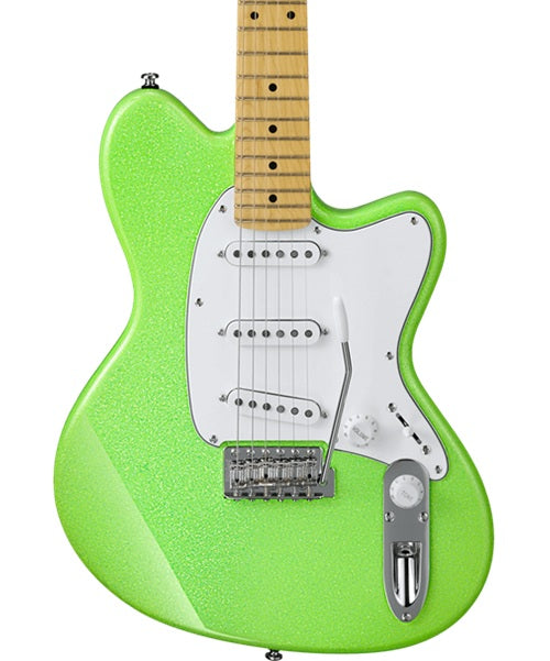 Exclusiva en Veerkamp Online Ibanez Guitarra Eléctrica YY10-SGS Limo Verde Brillante, Yvette Young