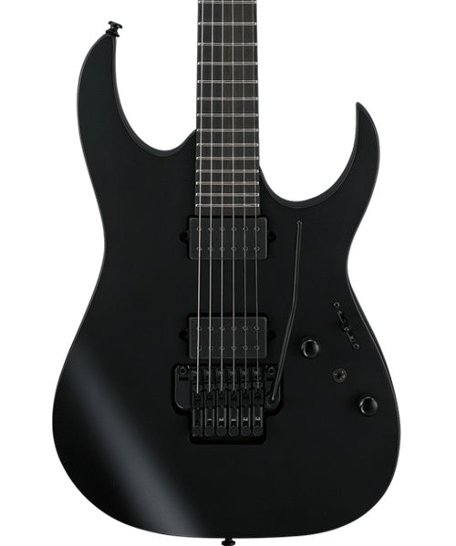 Exclusiva en Veerkamp Online Ibanez Guitarra Eléctrica Negro Mate RGRB620-BKF, Serie RG Iron Label