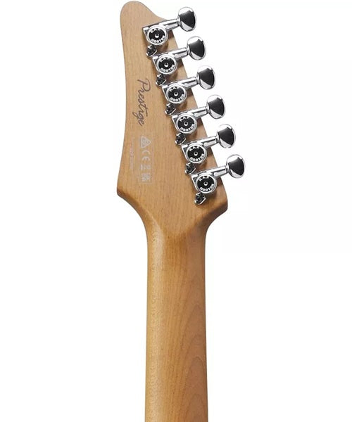 Exclusiva en Veerkamp Online Ibanez Guitarra Eléctrica Azul Marino Mate AZ2203NT-DBF con Estuche, Serie AZ Prestige