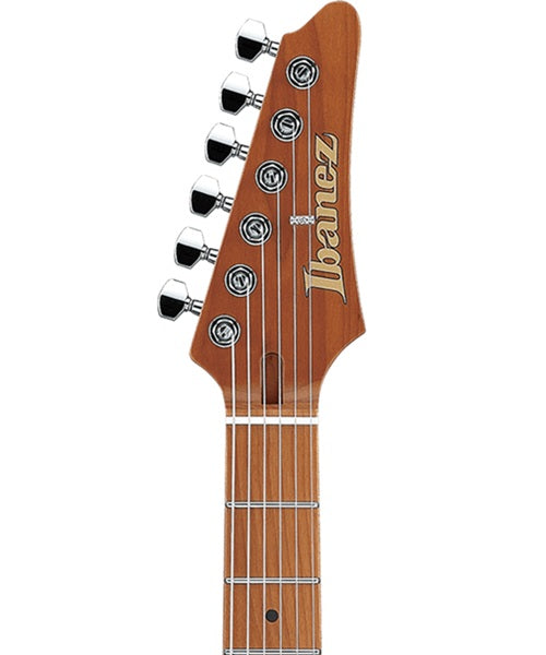Exclusiva en Veerkamp Online Ibanez Guitarra Eléctrica Verde Manzana Metálico AZ2402-AGM con Estuche, Serie AZ Prestige