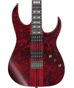 Ibanez Guitarra Rojo Entintado Mate RGT1221PB-SWL con Funda, Serie RG Premium