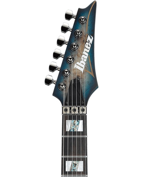 Guitarra Eléctrica Ibanez Premium RGT1270PB-CTF Natural Sombreado Azul Negro con Funda