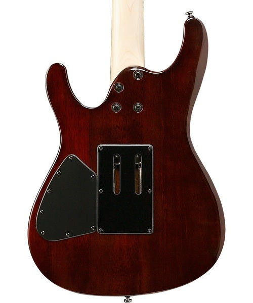 Ibanez Guitarra Eléctrica Entintado Café/Sombreado Café S670QM-DEB, Serie S