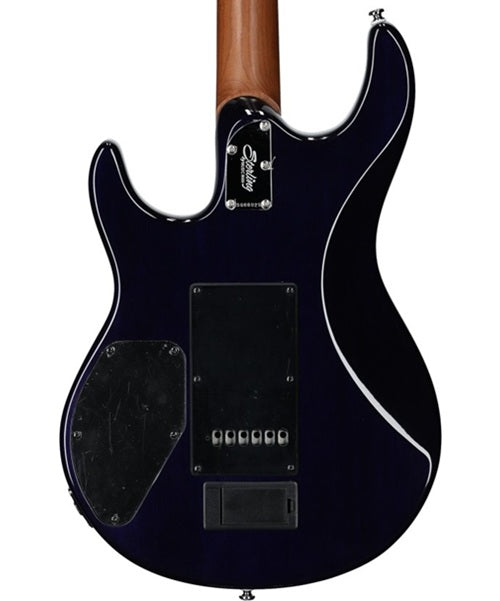 Guitarra Eléctrica Sterling by Music Man Luke LK100 Entintado Morado/Sombreado Morado con Funda