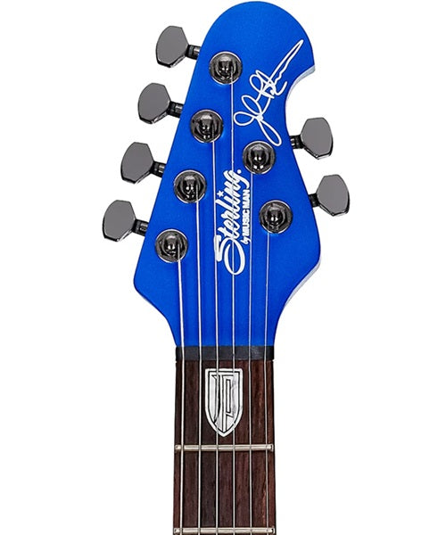 Exclusiva en Veerkamp Online Sterling by Music Man Guitarra Eléctrica Azul Metálico Mate ST-MAJ100-SSP-R1, Serie Majesty MAJ100