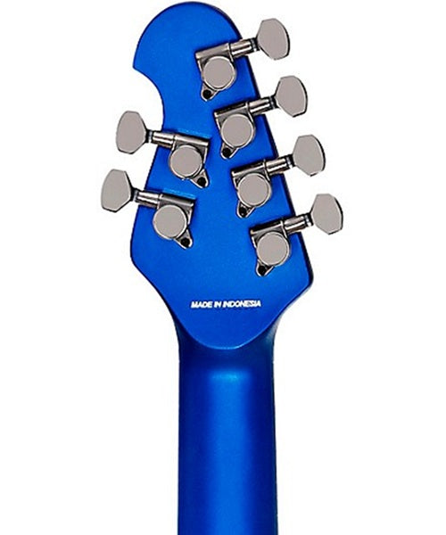 Exclusiva en Veerkamp Online Sterling by Music Man Guitarra Eléctrica Azul Metálico Mate ST-MAJ100-SSP-R1, Serie Majesty MAJ100