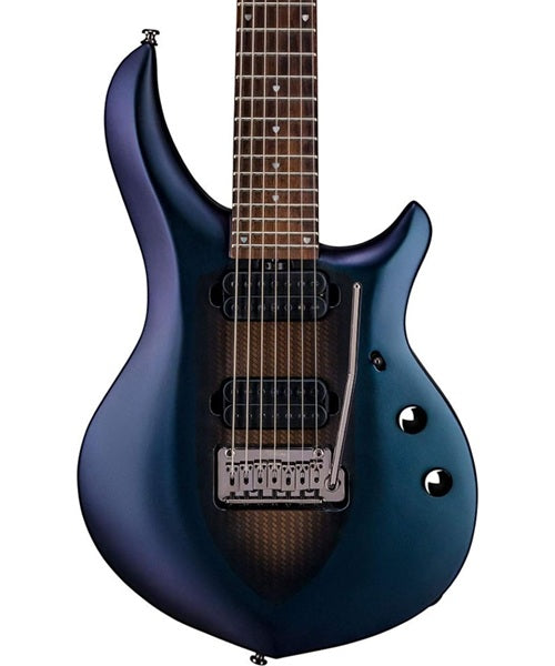 Exclusiva en Veerkamp Online Sterling by Music Man Guitarra Eléctrica 7 Cuerdas Tornasol Mate ST-MAJ170-ADR-R1, Serie Majesty 7 MAJ170