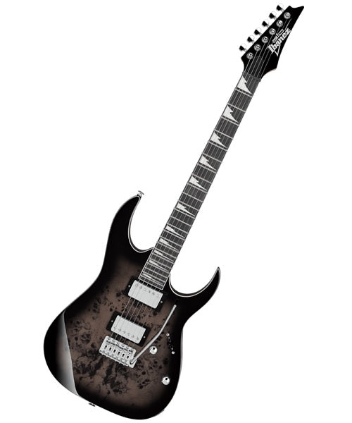 Guitarra Eléctrica Ibanez Gio GRG220PA1-BKB Café Transparente Sombreado Negro