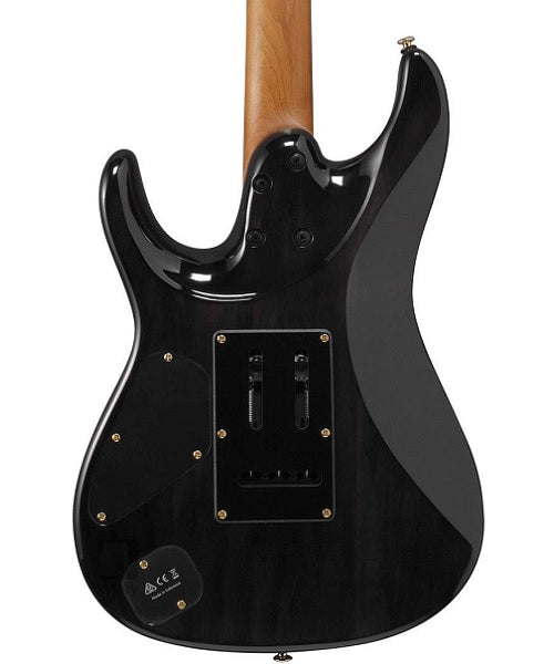 Guitarra Eléctrica Ibanez AZ Premium AZ47P1QM-BIB Negro Sombreado con Funda