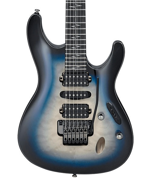 Exclusiva en Veerkamp Online Ibanez Guitarra Eléctrica JIVAJR-DSE Gris Sombreado Azul/Negro, Nita Strauss