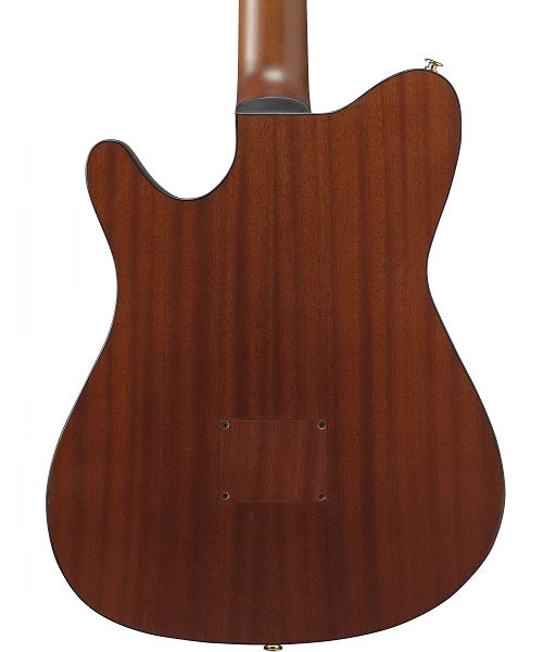 Guitarra Electroacústica Ibanez FRH10N-BSF Café Sombreado Negro Mate