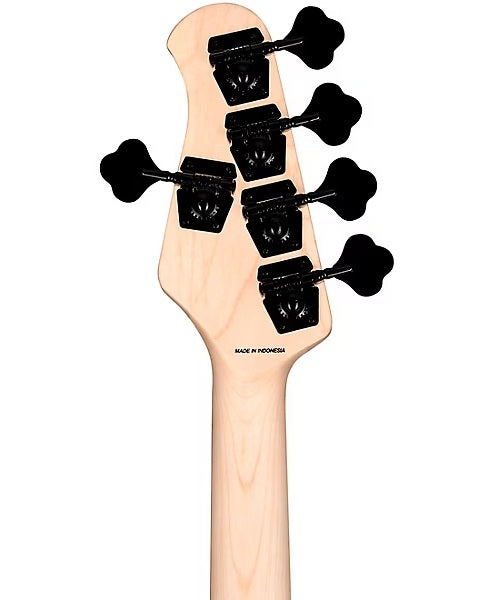 Sterling S.U.B. Series Bajo Eléctrico 5 Cuerdas Negro Mate ST-RAY5HH-SBK-J1, StingRay 5 HH