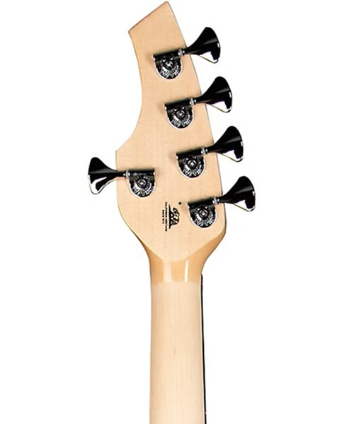 Bajo Eléctrico Music Man Bongo 5 HH de 5 Cuerdas Anaranjado Metálico con Estuche