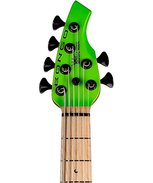 Bajo Eléctrico Music Man Bongo 6 HH de 6 Cuerdas Verde Fosforescente con Estuche