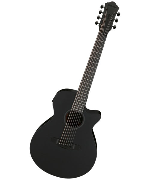 Guitarra Electroacústica Ibanez AEG721-BOT Picea Negro Mate de 7 Cuerdas
