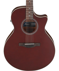 Ibanez Guitarra Electroacústica Borgoña Mate AE100-BUF, Serie AE
