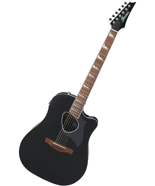 Ibanez Guitarra Electroacústica Negro Metálico ALT30-BKM, Serie Altstar