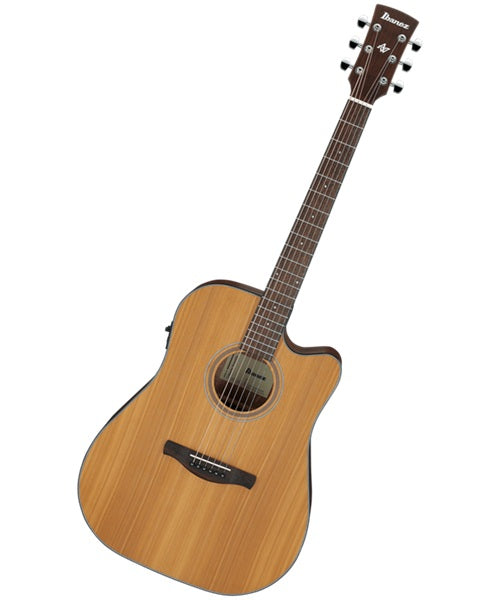 Ibanez Guitarra Electroacústica Cedro Mate AW65ECE-LG, Serie Artwood