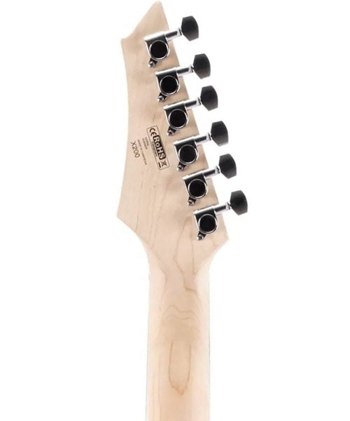 Guitarra Eléctrica Cort X200 Plata Brillante