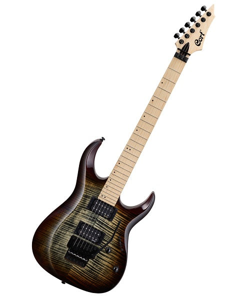Guitarra Eléctrica Cort X300 BRB Café Sombreado
