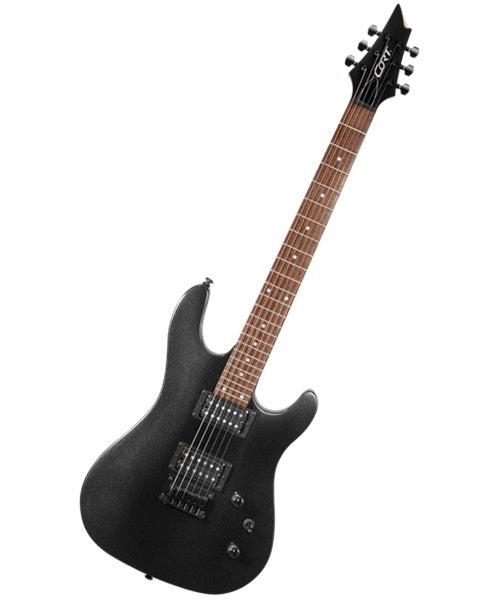 Guitarra Eléctrica Cort KX100 Negro Mate