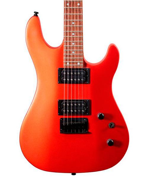 Guitarra Eléctrica Cort KX100 IO Anaranjada