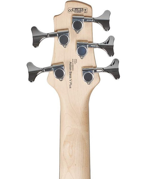 Bajo Eléctrico Cort Action Bass V Plus 5 Cuerdas Rojo