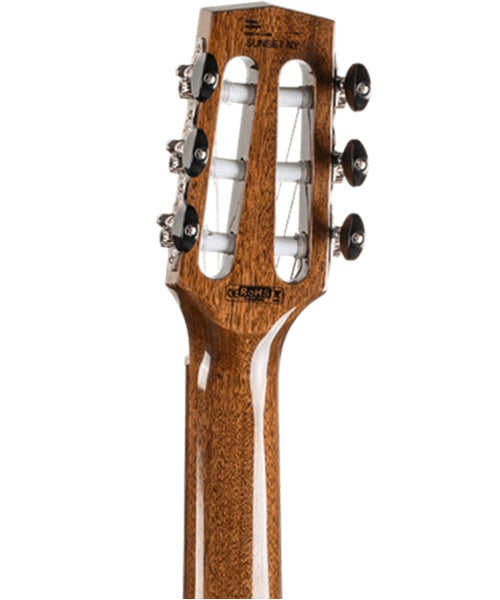 Guitarra Electroacústica Cort Sunset Nylectric II Negra con Funda