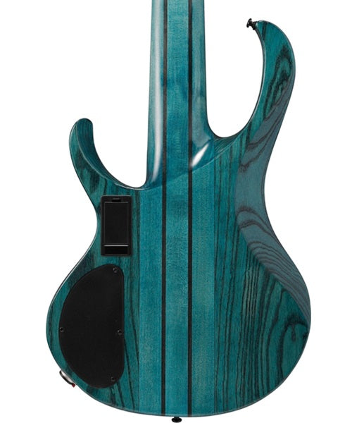 Exclusiva en Veerkamp Online Ibanez Bajo Eléctrico 6 Cuerdas BTB946-COL Gris Entintado Azul, Serie BTB