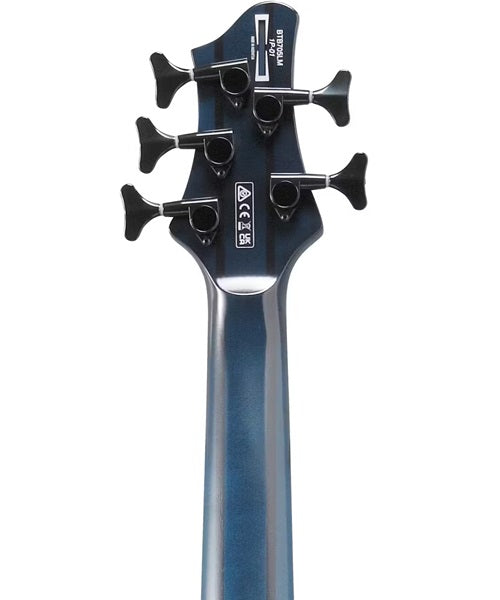 Bajo Eléctrico Ibanez BTB Bass Workshop BTB705LM-CTL Natural Sombreado Azul Mate de 5 Cuerdas