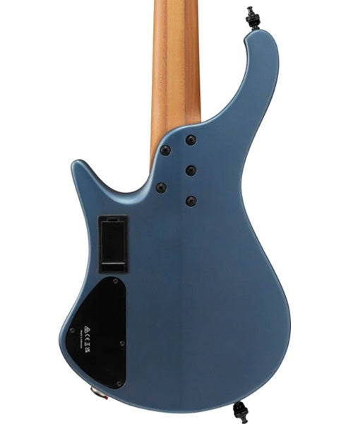 Exclusiva en Veerkamp Online Ibanez Bajo Eléctrico 5 Cuerdas Azul Metálico Mate EHB1005F-AOM Fretless con Funda, Bass Workshop