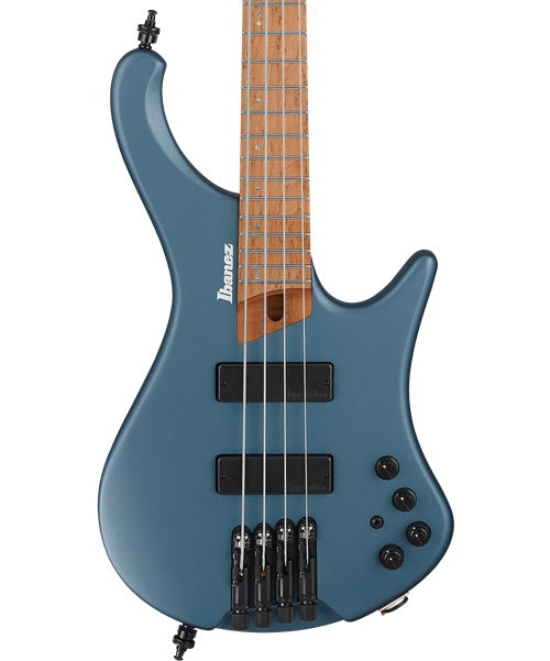 Bajo Eléctrico Ibanez Bass Workshop EHB1000-AOM Azul Mate con Funda