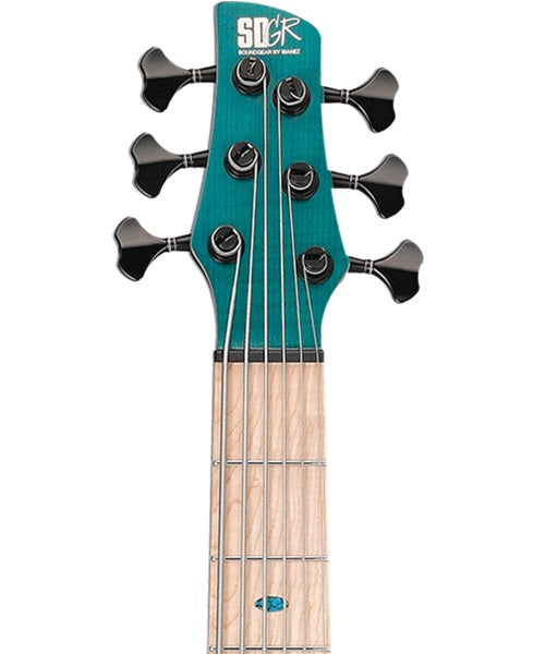 Bajo Eléctrico Ibanez SR Premium SR1426B-CGL Verde Mate con Funda de 6 Cuerdas