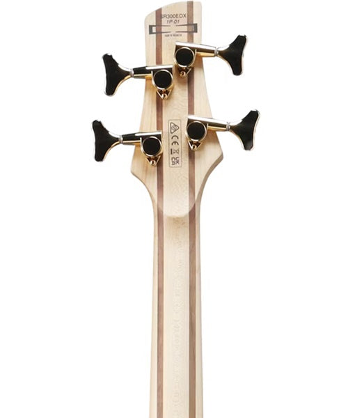 Ibanez Bajo Eléctrico Gris Texturizado/Sombreado Negro Mate SR300EDX-BZM, Serie SR