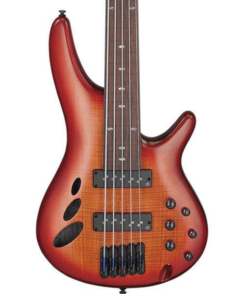 Ibanez Bajo Eléctrico 5 Cuerdas Café Mate SRD905F-BTL Fretless, Serie SR Bass Workshop