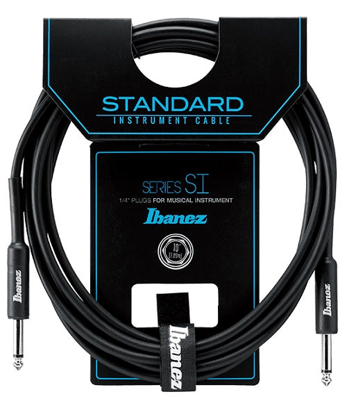 Cable Ibanez SI10 Negro Recto/Recto 3.05m