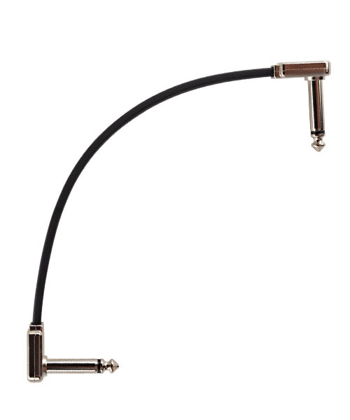 Cable de Parcheo Ernie Ball Flat Ribbon 6226 Negro Angulado/Angulado 15 cm