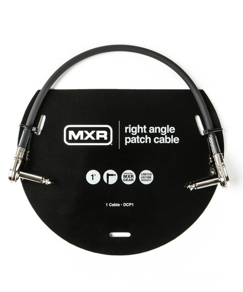 Cable de Parcheo Dunlop MXR DCP1 Negro Angulado/Angulado 30cm