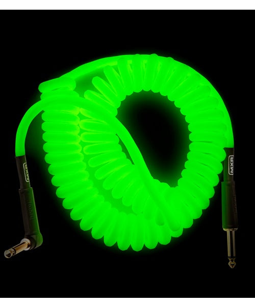 Cable Dunlop MXR DCICG15R Fosforescente Angulado/Recto 4.57m