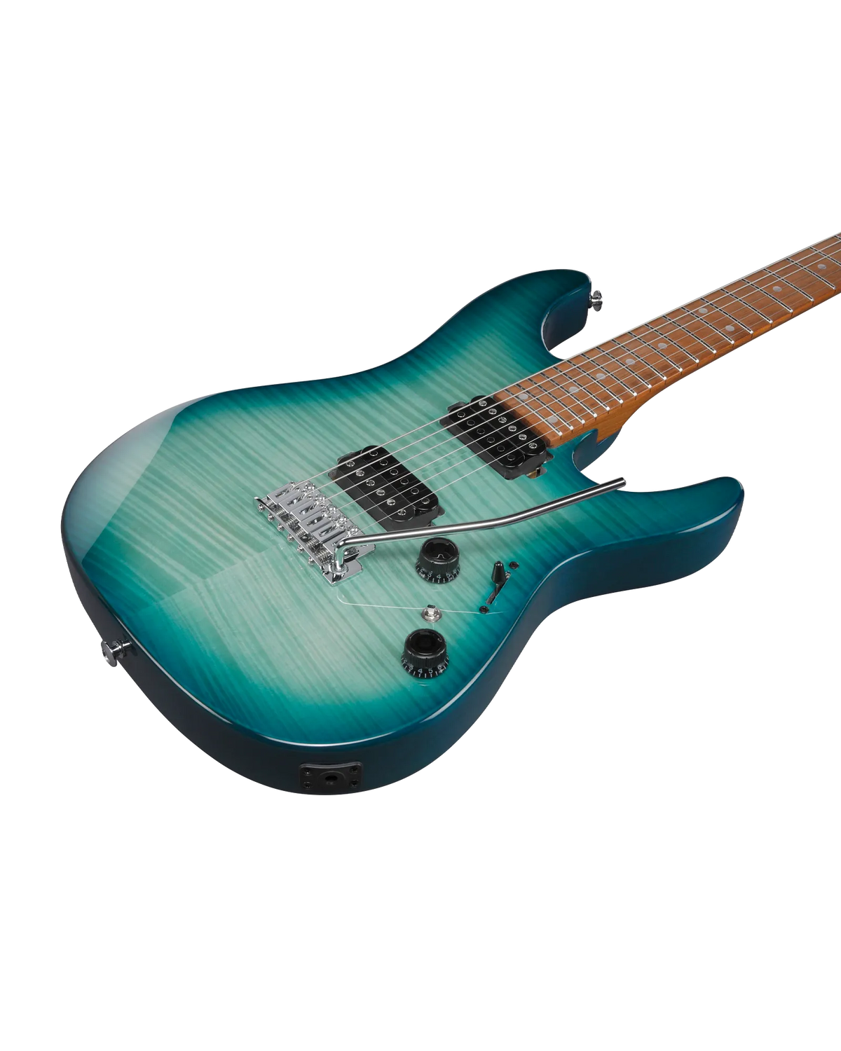 Guitarra Eléctrica Ibanez AZ Standard AZ24S1F-TXB Turquesa Transparente Sombreado